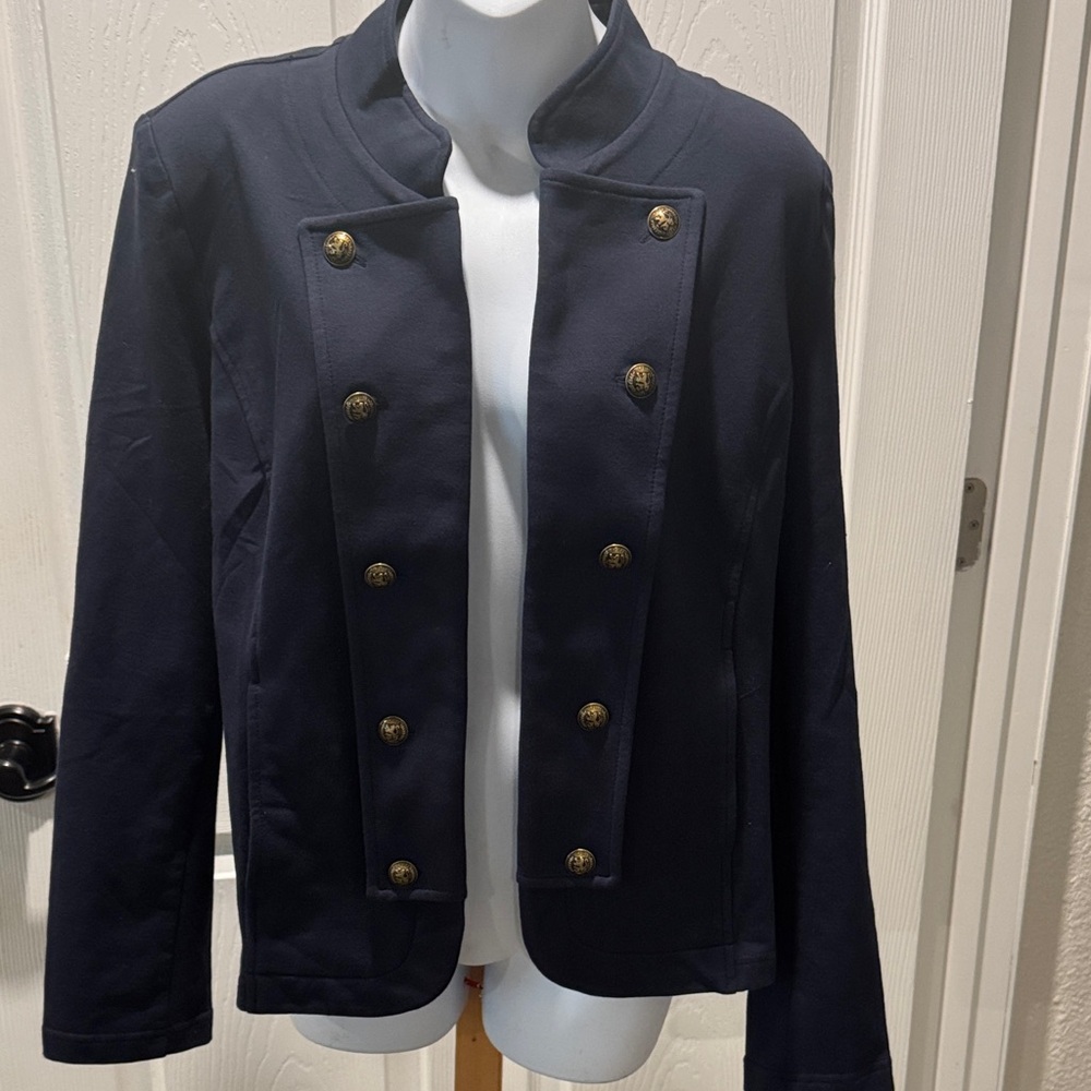 Tommy Hilfiger Navy Blazer with Gold Buttons